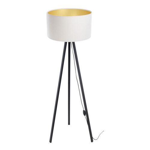 Állólámpa STANDART 1xE27/60W/230V fehér/fekete