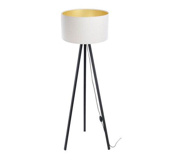 Állólámpa STANDART 1xE27/60W/230V fehér/fekete