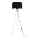 Állólámpa STANDART 1xE27/60W/230V fekete/fehér