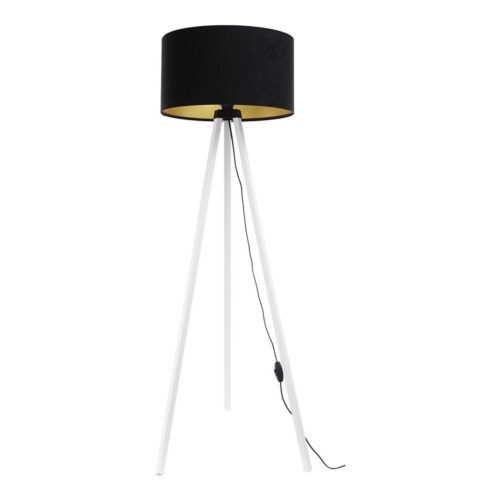 Állólámpa STANDART 1xE27/60W/230V fekete/fehér