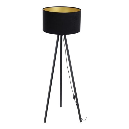 Állólámpa STANDART 1xE27/60W/230V fekete