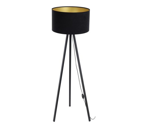 Állólámpa STANDART 1xE27/60W/230V fekete