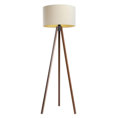 Állólámpa STANDART 1xE27/60W/230V krém/barna