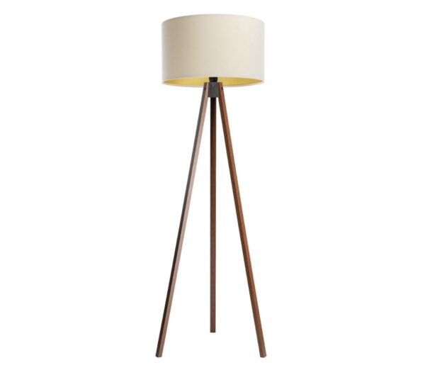 Állólámpa STANDART 1xE27/60W/230V krém/barna