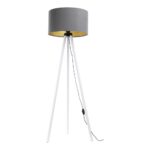 Állólámpa STANDART 1xE27/60W/230V szürke/fehér Állólámpa STANDART 1xE27/60W/230V szürke/fehér