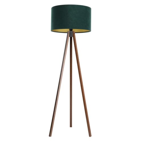 Állólámpa STANDART 1xE27/60W/230V zöld/barna