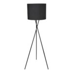 Állólámpa TEKLA 1xE27/20W/230V fekete