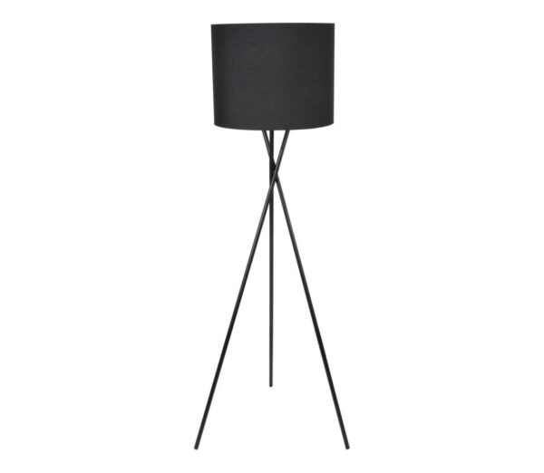 Állólámpa TEKLA 1xE27/20W/230V fekete