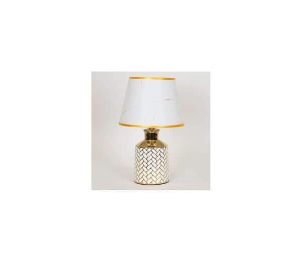 Eurolamp Asztali lámpa 1xE14/40W/230V fehér/arany