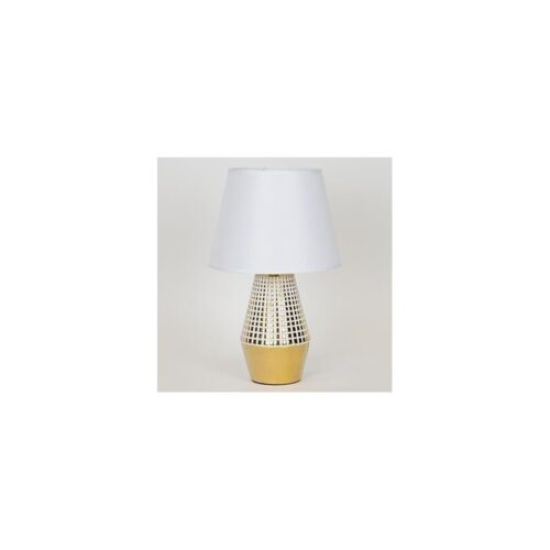 Eurolamp Asztali lámpa 1xE14/40W/230V fehér/arany