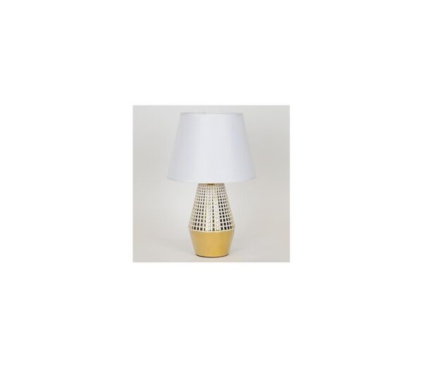 Eurolamp Asztali lámpa 1xE14/40W/230V fehér/arany
