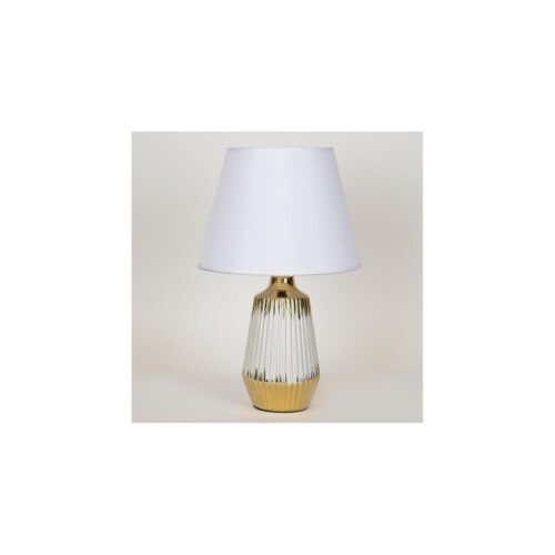Eurolamp Asztali lámpa 1xE14/40W/230V fehér/arany
