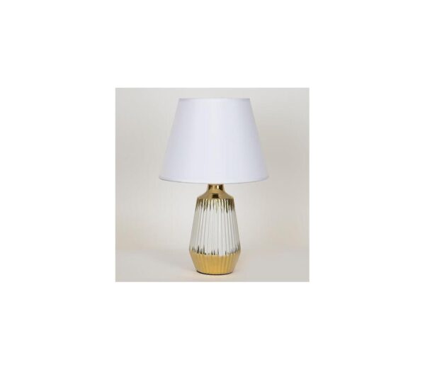 Eurolamp Asztali lámpa 1xE14/40W/230V fehér/arany