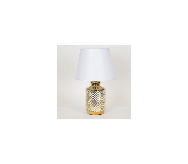 Eurolamp Asztali lámpa 1xE14/40W/230V fehér/arany