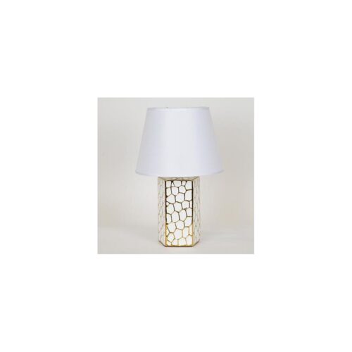 Eurolamp Asztali lámpa 1xE14/40W/230V fehér/arany