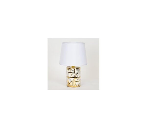 Eurolamp Asztali lámpa 1xE14/40W/230V fehér/arany
