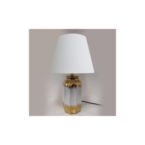 Eurolamp Asztali lámpa 1xE14/60W/230V fehér/arany