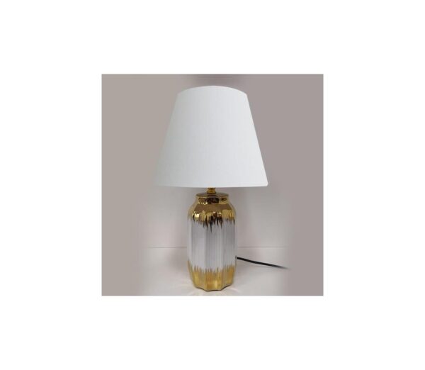 Eurolamp Asztali lámpa 1xE14/60W/230V fehér/arany