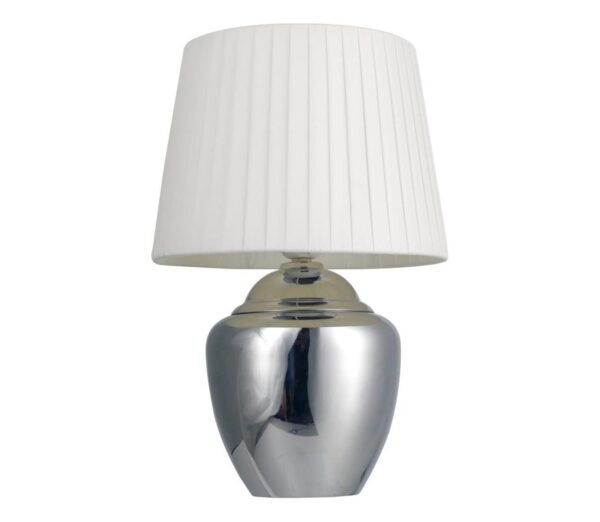 Asztali lámpa 1xE27/25W/230V fényezett króm