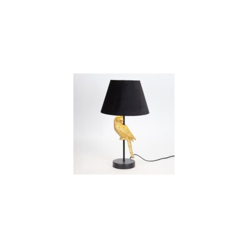 Eurolamp Asztali lámpa 1xE27/40W/230V fekete/arany