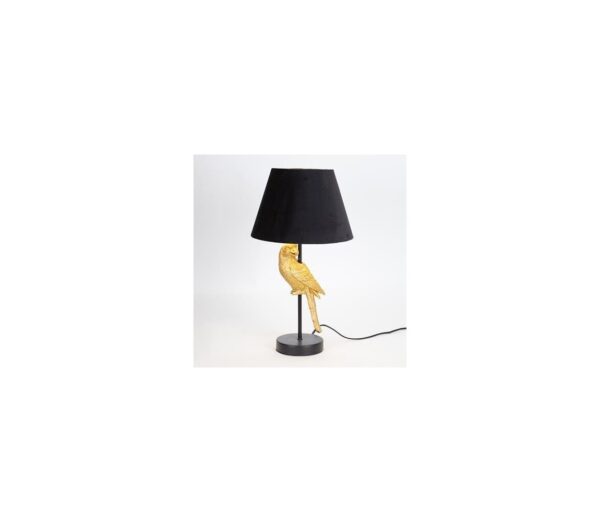 Eurolamp Asztali lámpa 1xE27/40W/230V fekete/arany