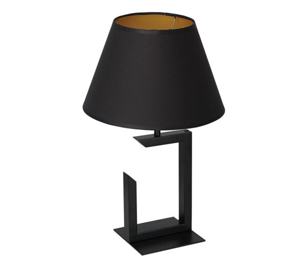 Asztali lámpa 1xE27/60W/230V 45 cm fekete/arany