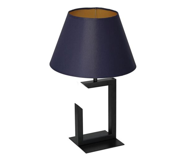 Asztali lámpa 1xE27/60W/230V 45 cm kék/arany