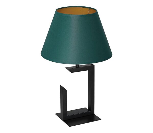 Asztali lámpa 1xE27/60W/230V 45 cm zöld/arany