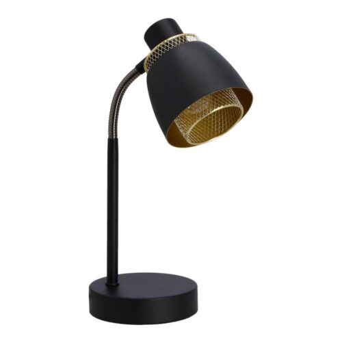 Asztali lámpa ALEK 1xE14/40W/230V fekete/arany