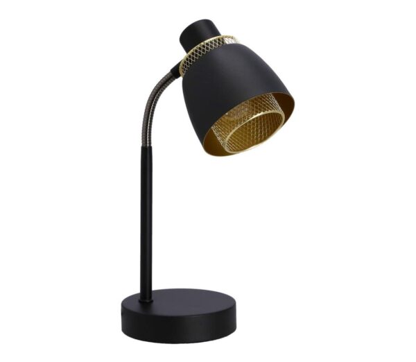Asztali lámpa ALEK 1xE14/40W/230V fekete/arany