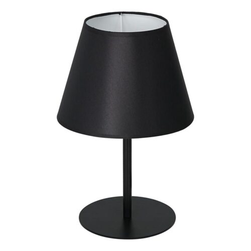 Asztali lámpa ARDEN 1xE27/60W/230V á. 20 cm fekete/fehér