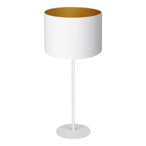 Asztali lámpa ARDEN 1xE27/60W/230V á. 25 cm fehér/arany