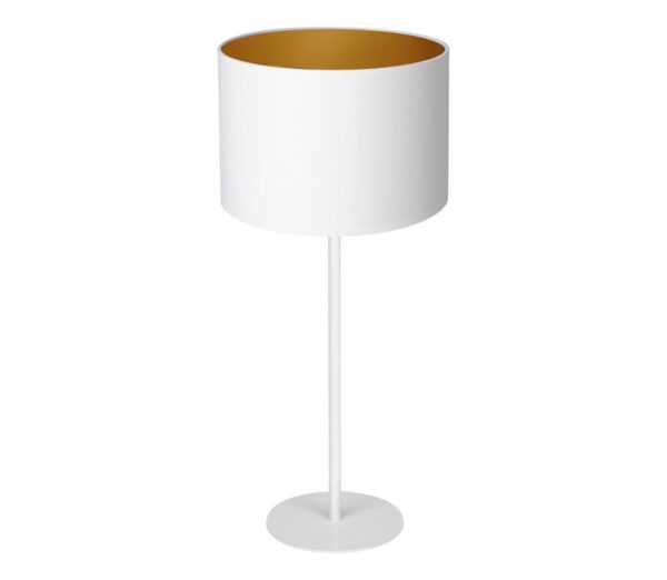 Asztali lámpa ARDEN 1xE27/60W/230V á. 25 cm fehér/arany
