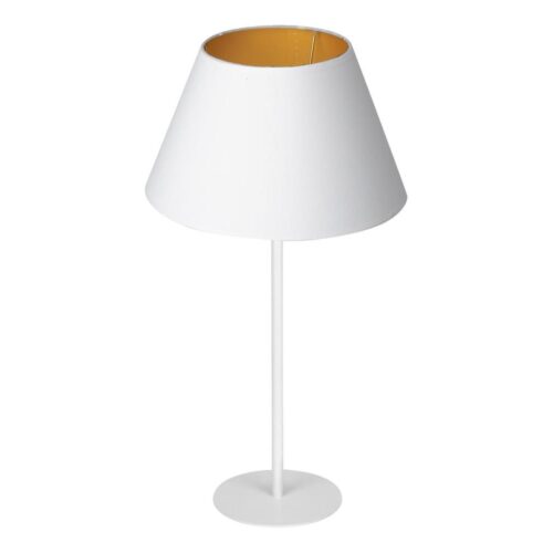 Asztali lámpa ARDEN 1xE27/60W/230V á. 30 cm fehér/arany