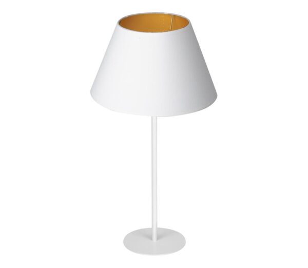 Asztali lámpa ARDEN 1xE27/60W/230V á. 30 cm fehér/arany