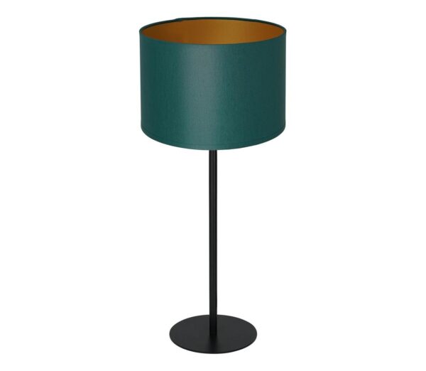 Asztali lámpa ARDEN 1xE27/60W/230V átm. 25 cm zöld/arany