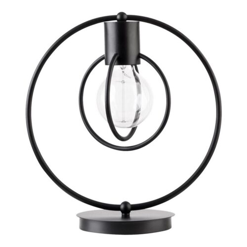 Asztali lámpa AURA 1xE27/60W/230V fekete