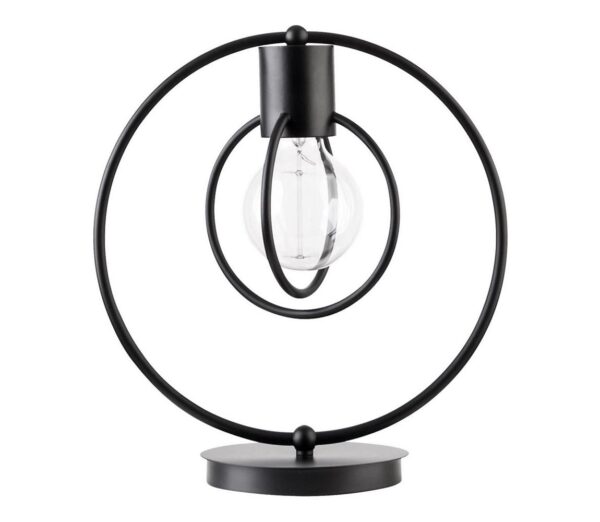 Asztali lámpa AURA 1xE27/60W/230V fekete