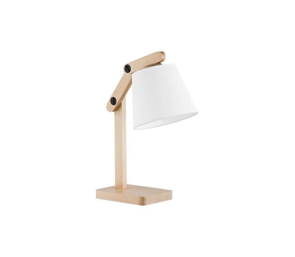 Asztali lámpa JOGA 1xE27/15W/230V bükkfa