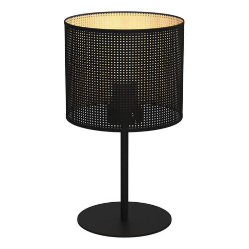 Asztali lámpa LOFT SHADE 1xE27/60W/230V á. 18 cm fekete/arany
