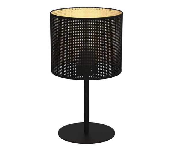 Asztali lámpa LOFT SHADE 1xE27/60W/230V á. 18 cm fekete/arany