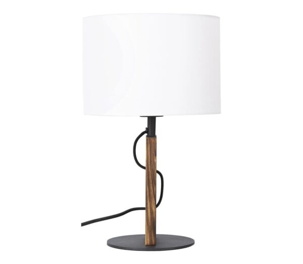 Asztali lámpa PINUS 1xE27/40W/230V fehér/fa
