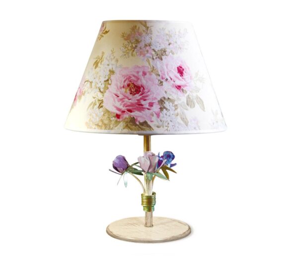 Asztali lámpa ROMANCE 1xE27/60W/230V 44 cm