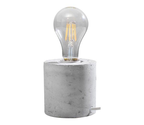Asztali lámpa SALGADO 1xE27/60W/230V beton