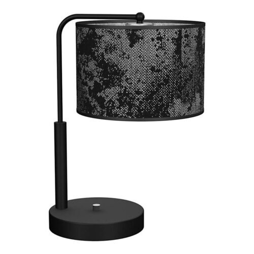 Asztali lámpa SATINO 1xE27/60W/230V fekete/szürke