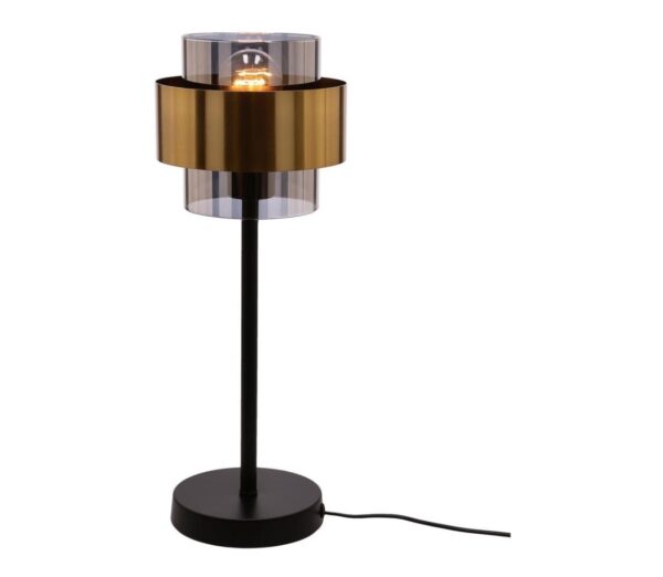 Asztali lámpa SPIEGA 1xE27/60W/230V arany/fekete