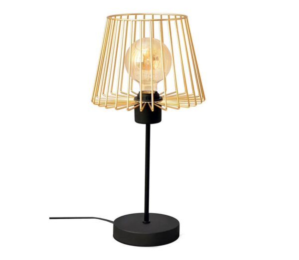 Asztali lámpa TORRI 1xE27/15W/230V arany/fekete