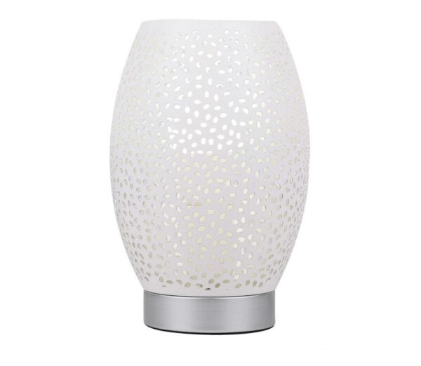 Asztali lámpa VENUS 1xE27/60W/230V fehér/ezüst