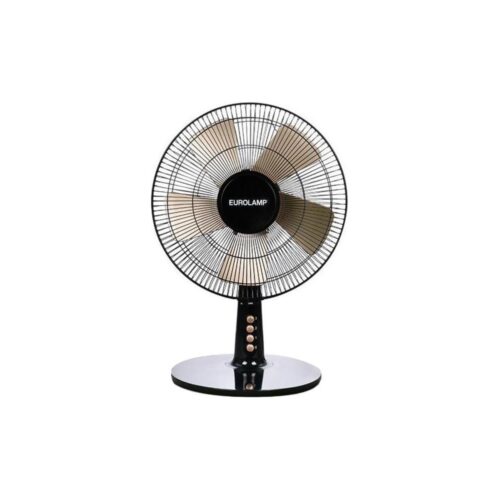 Eurolamp Asztali látor 40W/230V átm. 35 cm fekete/arany
