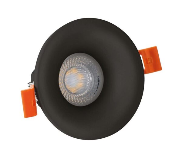 Beépíthető lámpa FIALE 1xGU10/35W/230V kerek fekete